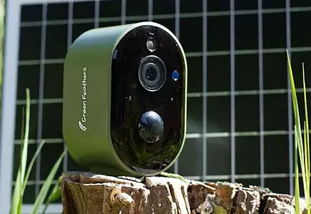 Vogelhauskamera mit Batterie und Solar